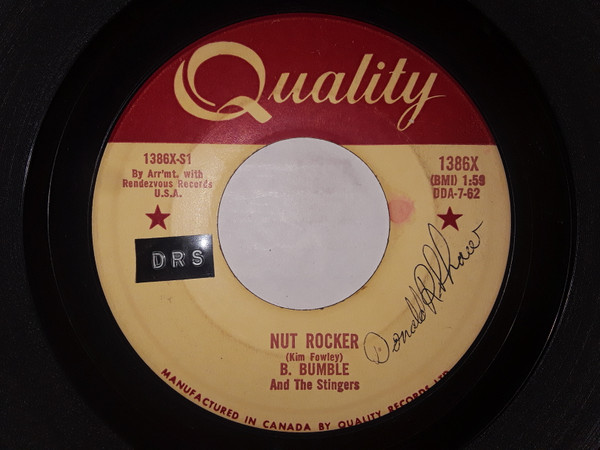 B. Bumble & The Stingers - Nut Rocker (7", Single) (Very Good Plus (VG+))