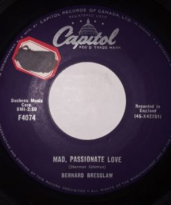 Bernard Bresslaw - Mad Passionate Love / You Need Feet (7", Single) (Very Good Plus (VG+))