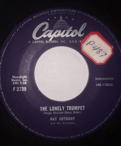 Alternative view of Ray Anthony & His Orchestra - Cello-Phane / The Lonely Trumpet (7") (Very Good Plus (VG+))