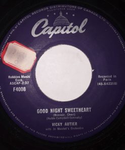 Alternative view of Vicky Autier - Rocky / Good Night Sweetheart (7", Single) (Very Good Plus (VG+))