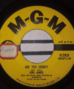 Joni James - Are You Sorry? / What I Don't Know Won't Hurt Me (7", Single) (Very Good Plus (VG+))