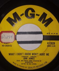 Alternative view of Joni James - Are You Sorry? / What I Don't Know Won't Hurt Me (7", Single) (Very Good Plus (VG+))
