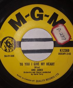 Joni James - To You I Give My Heart / Danny Boy (7", Single) (Very Good (VG))