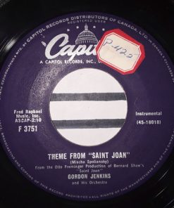 Gordon Jenkins And His Orchestra - Theme From "Saint Joan" / Fire Down Below (7") (Very Good Plus (VG+))