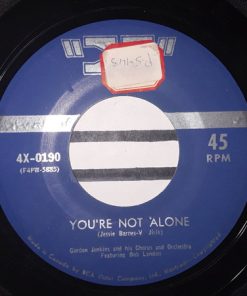 The Gordon Jenkins Singers And Gordon Jenkins And His Orchestra , Featuring Bob London - You're Not Alone / How Do I Love You? (7") (Very Good Plus (VG+))