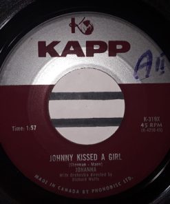 Alternative view of Johanna (5) - Out Of Space And Time / Johnny Kissed A Girl (7") (Very Good (VG))