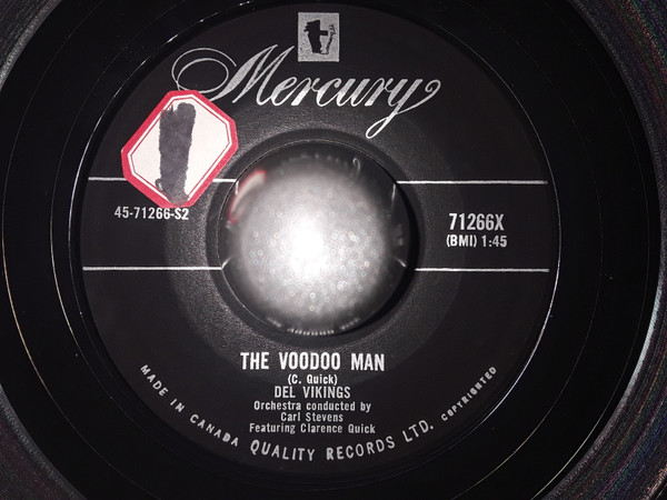 The Dell-Vikings - Can't Wait / The Voodoo Man (7") (Very Good (VG)) - Image 2