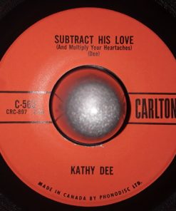 Alternative view of Kathy Dee - Livin' On Love / Subtract His Love (And Multiply Your Heartaches) (7", Single) (Very Good Plus (VG+))
