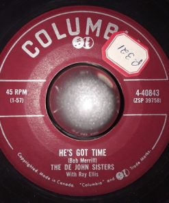 Alternative view of De John Sisters With Ray Ellis - Don't Promise Me (The Can Can Song) / He's Got Time (7", Single) (Very Good (VG))