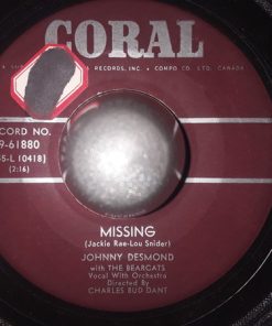 Johnny Desmond With The Bearcats - Missing / Be Patient With Me (7", Single) (Very Good Plus (VG+))