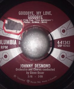 Johnny Desmond - Goodbye, My Love, Goodbye / Bye-Bye Barbara (7") (Very Good Plus (VG+))