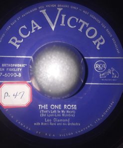 Alternative view of Leo Diamond With Henri René And His Orchestra - Land Of The Pharaohs / The One Rose (7") (Very Good Plus (VG+))