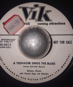 Alternative view of Helene Dixon With Howard Biggs Orchestra - Roll Over Beethoven / A Teenager Sings The Blues (7", Single, Promo) (Very Good Plus (VG+))