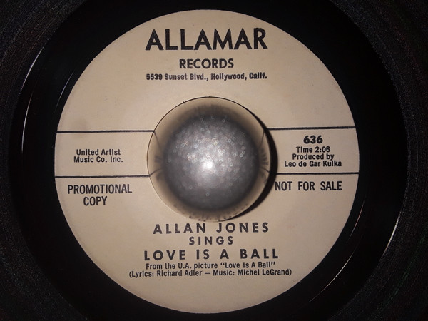 Allan Jones (5) - Allan Jones Sings (7", Single, Promo) (Near Mint (NM or M-))