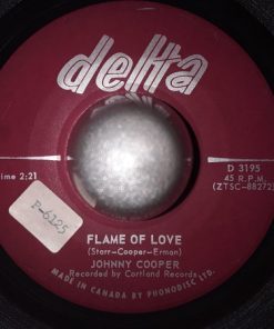 Alternative view of Johnny Cooper (3) - OREO / Flame Of Love (7", Single) (Very Good Plus (VG+))