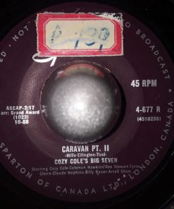 Alternative view of Cozy Cole's Big Seven - Caravan (7") (Very Good Plus (VG+))