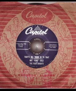 Nat King Cole And The Four Knights - That's All There Is To That / My Dream Sonata (7", Single) (Very Good Plus (VG+)) - Image 3