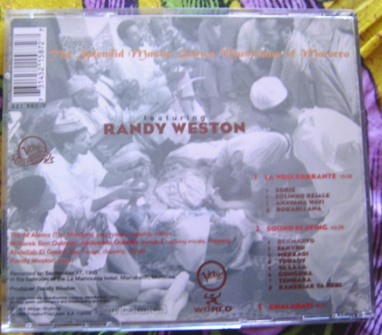 The Splendid Master Gnawa Musicians Of Morocco Featuring Randy Weston - The Splendid Master Gnawa Musicians Of Morocco (CD, Album) (Near Mint (NM or M-)) - Image 5