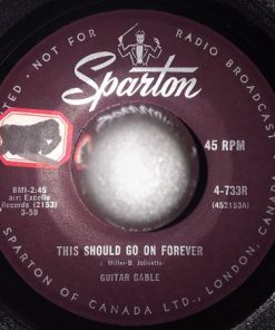 Guitar Gable - This Should Go On Forever / Please Operator (7") (Very Good Plus (VG+))