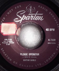 Alternative view of Guitar Gable - This Should Go On Forever / Please Operator (7") (Very Good Plus (VG+))
