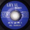 Bill Franklin, Rabe Perkins - Mr. K. And Mr. D. / There's More For You Ahead (7", EP) (Near Mint (NM or M-))