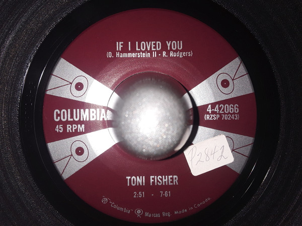 Toni Fisher - Love Big (7", Single) (Very Good Plus (VG+)) - Image 2