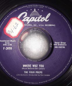 The Four Preps - Where Wuz You / Falling Star (7", Single, Los) (Very Good (VG))