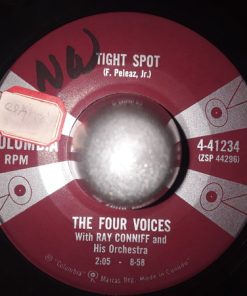 Alternative view of The Four Voices - Tell Me You Love Me, Tell Me You're Mine / Tight Spot (7", Single) (Very Good Plus (VG+))