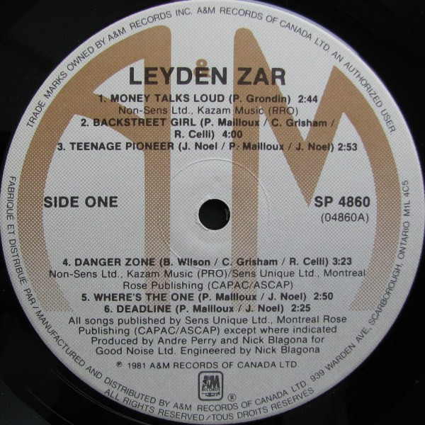 Leyden Zar - Leyden Zar (LP, Album) (Mint (M)) - Image 3