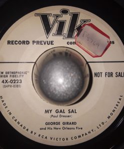 Alternative view of George Girard And His New Orleans Five - Liebestraum / My Gal Sal (7", Single, Promo) (Very Good (VG))