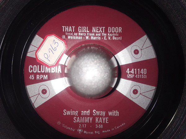Swing And Sway With Sammy Kaye - That Girl Next Door / Our First Formal Dance (7", Single) (Very Good (VG))