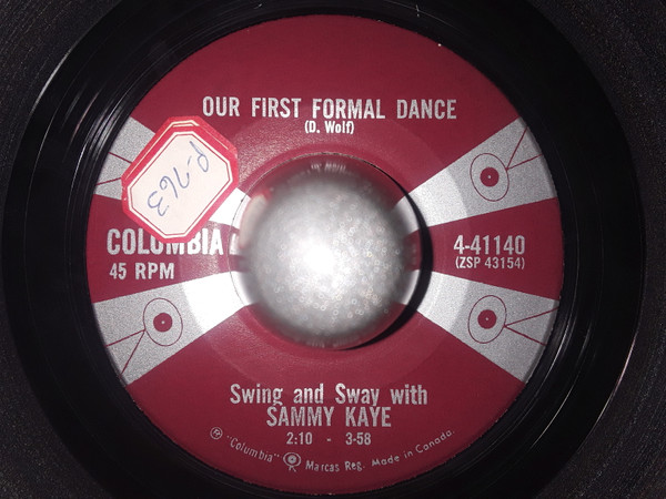 Swing And Sway With Sammy Kaye - That Girl Next Door / Our First Formal Dance (7", Single) (Very Good (VG)) - Image 2