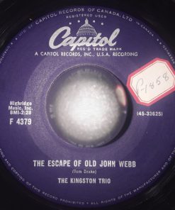 Kingston Trio - The Escape Of Old John Webb / Bad Man Blunder (7", Single) (Near Mint (NM or M-))