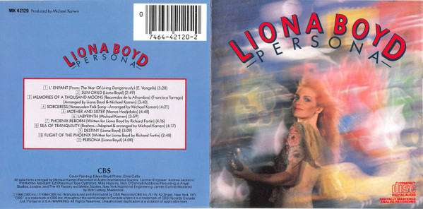 Liona Boyd - Persona (CD, Album) (Near Mint (NM or M-)) - Image 4