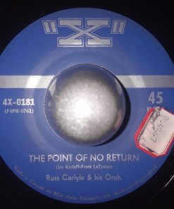 Alternative view of Russ Carlyle And His Orchestra - My Mom / The Point Of No Return (7", Single) (Very Good Plus (VG+))