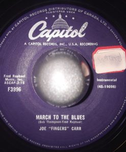 Joe "Fingers" Carr - March To The Blues / Lazy Train (7", Single) (Very Good Plus (VG+))