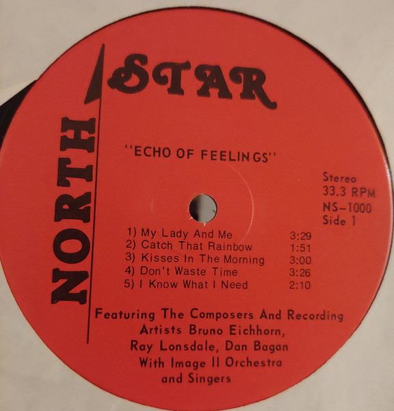 Bruno Eichhorn, Ray Lonsdale, Dan Bagan & Image II Orchestra - Echo Of Feelings (LP) (Mint (M)) - Image 3