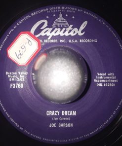 Joe Carson - Crazy Dream (7", Single) (Very Good Plus (VG+))