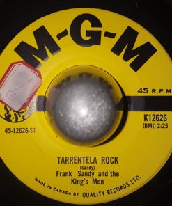 Frank Sandy And The King's Men - Tarrentela Rock / Somebody Loves Me (7") (Very Good Plus (VG+))