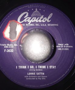 Alternative view of Lonnie Sattin - I Think I Go, I Think I Stay / Walk Along With Kings (7") (Very Good Plus (VG+))