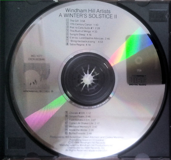 Windham Hill Artists - A Winter's Solstice II (CD, Comp) (Near Mint (NM or M-)) - Image 3