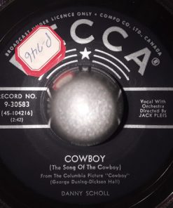Danny Scholl - Cowboy / Once In A Lifetime (7", Single) (Very Good Plus (VG+))