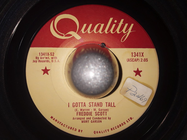 Freddie Scott (2) - When The Wind Changes / I Gotta Stand Tall (7", Single) (Very Good Plus (VG+)) - Image 2