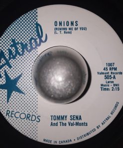 Tommy Sena And The Valmonts - Onions (Remind Me Of You) / The Wobble (7", Single) (Very Good Plus (VG+))
