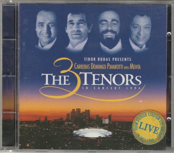 José Carreras - Placido Domingo - Luciano Pavarotti With Zubin Mehta - The 3 Tenors In Concert 1994 (CD, Album) (Near Mint (NM or M-)) - Image 2