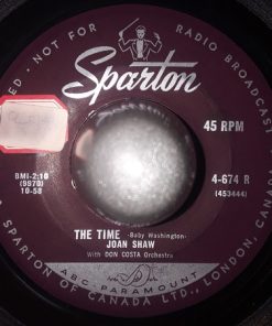Joan Shaw - The Time / I Don't Wanna Cry (Over You Anymore) (7", Single) (Very Good Plus (VG+))