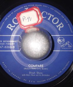 Alternative view of Dinah Shore With Henri René And His Orchestra - Love And Marriage (7", Single) (Very Good (VG))