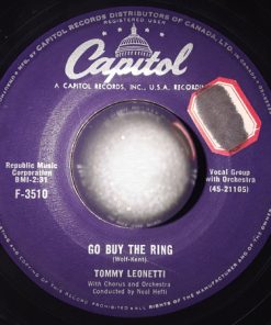 Alternative view of Tommy Leonetti - Secretly (7", Single) (Very Good Plus (VG+))