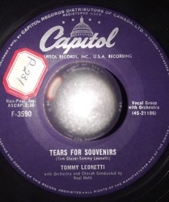 Alternative view of Tommy Leonetti - When Love Gets A Hold Of You / Tears For Souvenirs (7", Single) (Very Good Plus (VG+))
