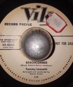 Tommy Leonetti - Beachcomber / In Times Like These (7", Promo) (Very Good Plus (VG+))